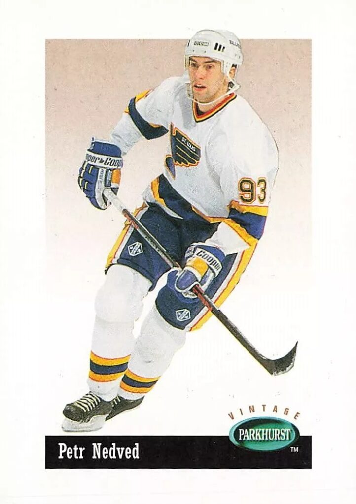 Petr Nedvěd v drese St. Louis Blues
Zdroj: Facebook Steven Sharpe